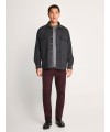 Ανδρικό μάλλινο overshirt πουκάμισο με τσέπες - FBM014-010-05 - 1
