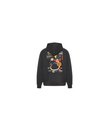 Relaxed fit φούτερ με κουκούλα Dot Bauhaus - FUNKY BUDDHA x apoh London - FBU014-607-06 - 2