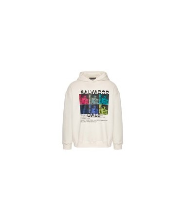 Relaxed fit φούτερ με κουκούλα Salvador Dali - FUNKY BUDDHA x apoh London - FBU014-608-06 - 1