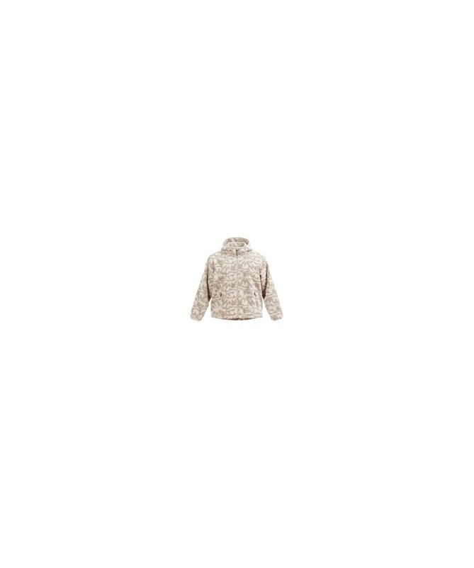 Ανδρική fleece ζακέτα με κουκούλα και jacquard μοτίβο - 5