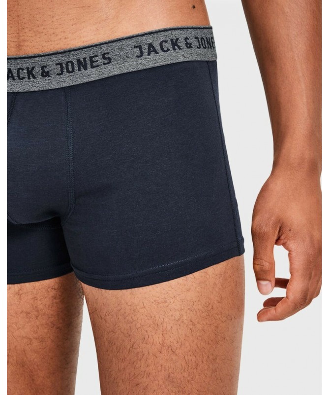 JACK AND JONES NAVY BOXERS 2 PACK - 3