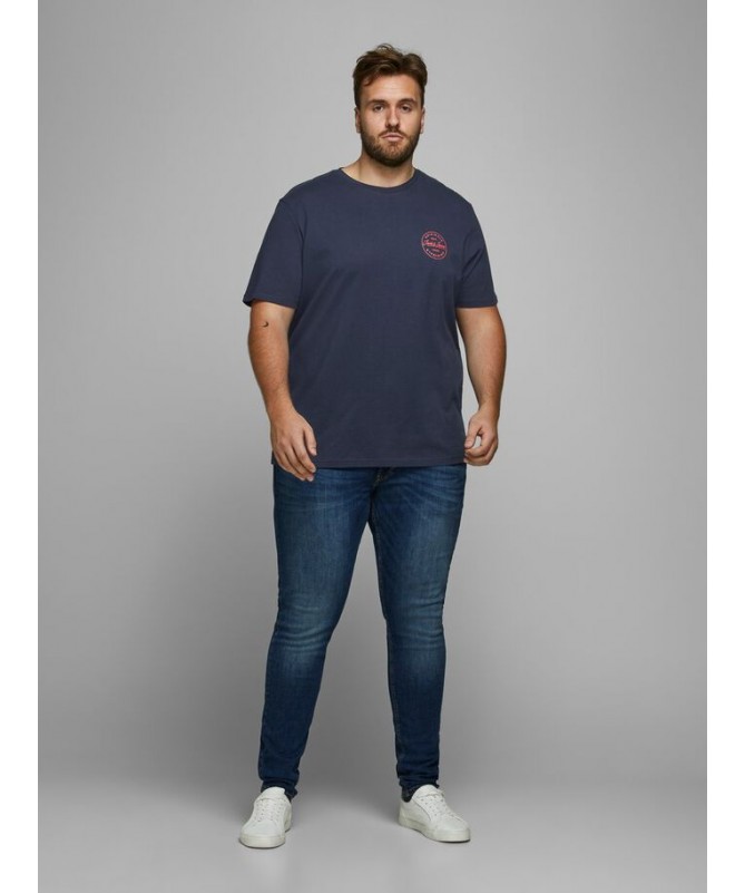CHEST PRINT PLUS SIZE T-SHIRT - 3
