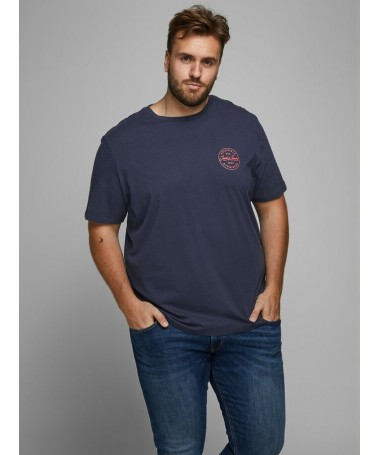 CHEST PRINT PLUS SIZE T-SHIRT - 1