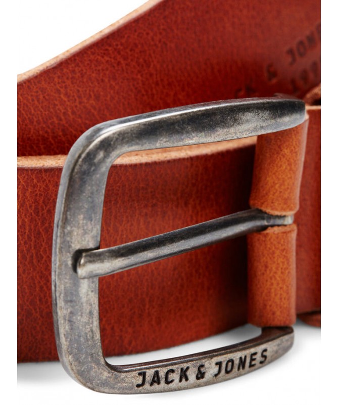 JACK AND JONES LEATHER BELT MOCHA - 12111286MOCHA - 1