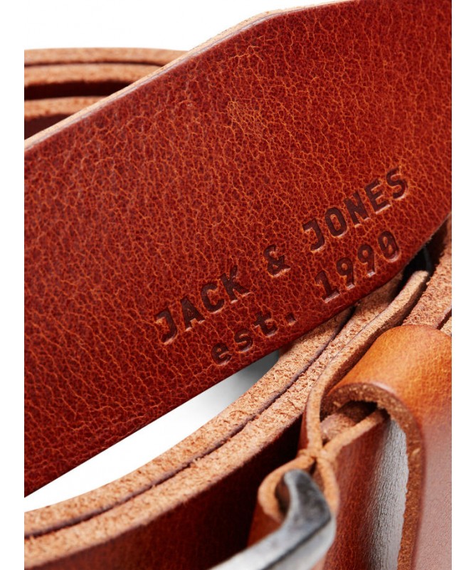 JACK AND JONES LEATHER BELT MOCHA - 12111286MOCHA - 3