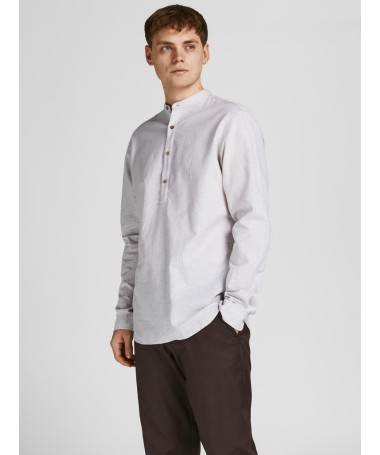 JACK & JONES ΑΝΔΡΙΚΟ ΛΙΝΟ ΠΟΥΚΑΜΙΣΟ - 1