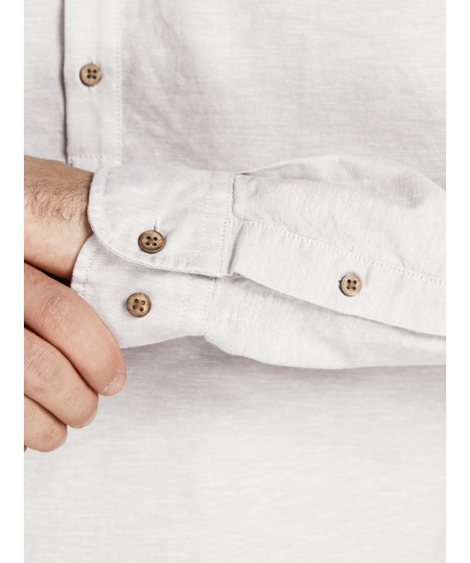 JACK & JONES ΑΝΔΡΙΚΟ ΛΙΝΟ ΠΟΥΚΑΜΙΣΟ - 4