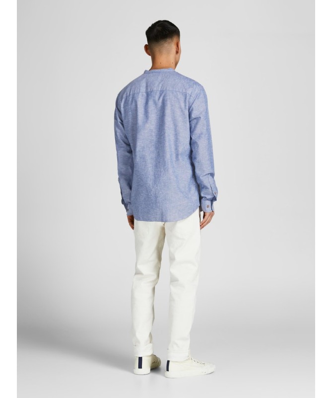 JACK & JONES ΑΝΔΡΙΚΟ ΛΙΝΟ ΠΟΥΚΑΜΙΣΟ - 11