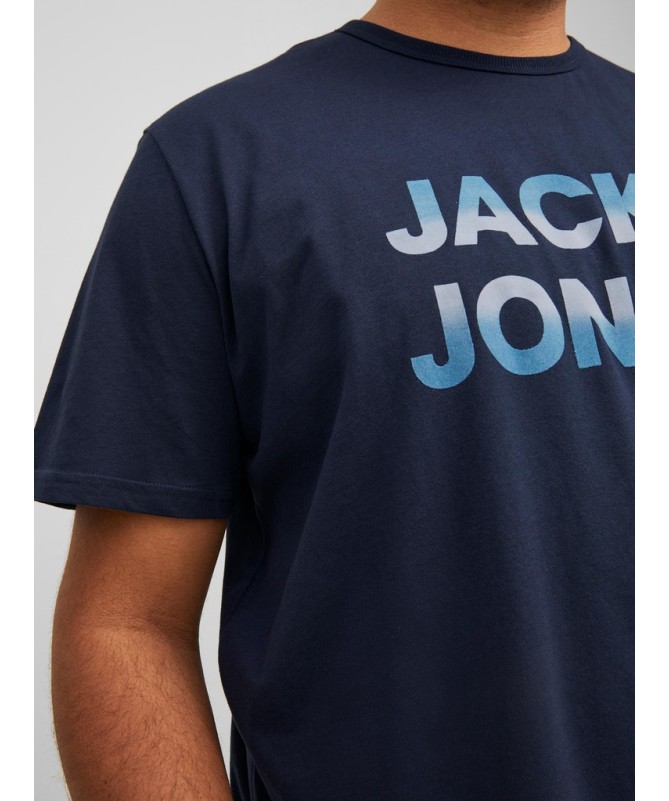 JACK & JONES PLUS FIT LOGO T-SHIRT - 4