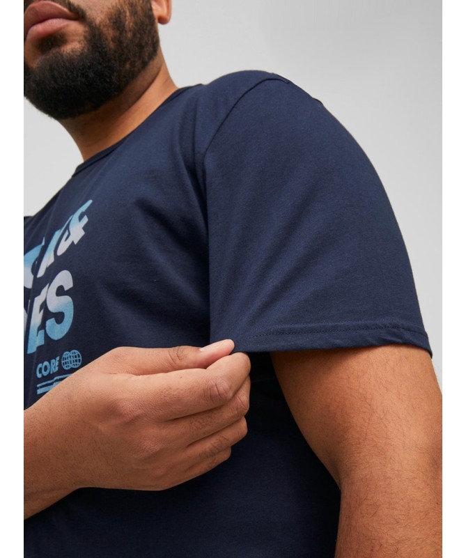 JACK & JONES PLUS FIT LOGO T-SHIRT - 5