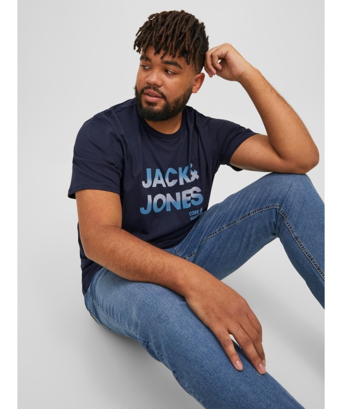 JACK & JONES PLUS FIT LOGO T-SHIRT - 1