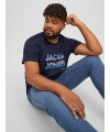 JACK & JONES PLUS FIT LOGO T-SHIRT - 1