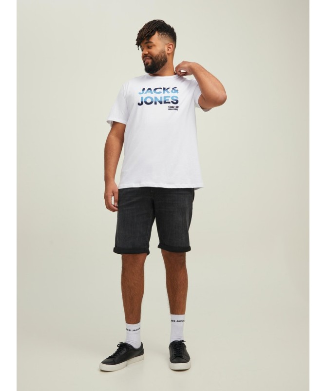 JACK & JONES PLUS FIT LOGO T-SHIRT - 12211126 - 9
