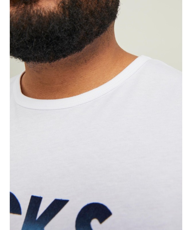 JACK & JONES PLUS FIT LOGO T-SHIRT - 12211126 - 11