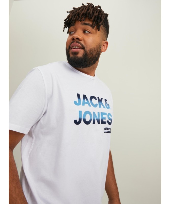 JACK & JONES PLUS FIT LOGO T-SHIRT - 12211126 - 7