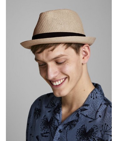 JACK AND JONES HAT BEIGE - 1