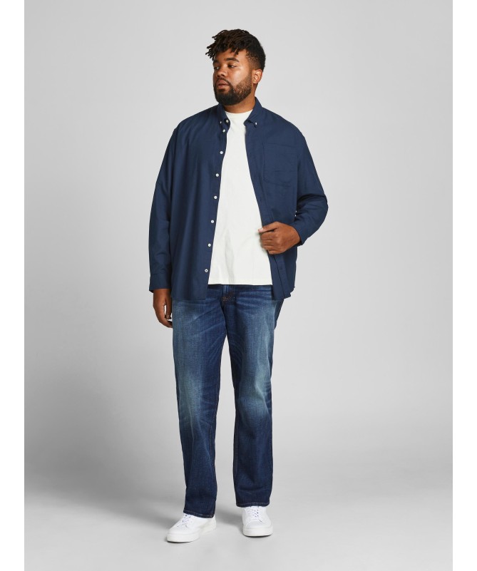 JACK & JONES PLUS FIT ΑΝΔΡΙΚΟ ΠΟΥΚΑΜΙΣΟ - 14
