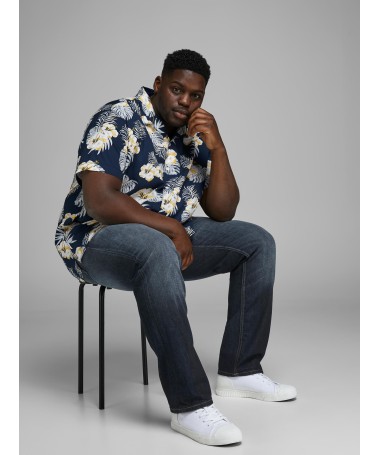 JACK & JONES PLUS FIT ΑΝΔΡΙΚΟ ΠΑΝΤΕΛΟΝΙ ΤΖΙΝ - 1