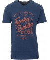 FUNKY BUDDHA INDIGO TSHIRT - FBM00301604-INDIGO - 1