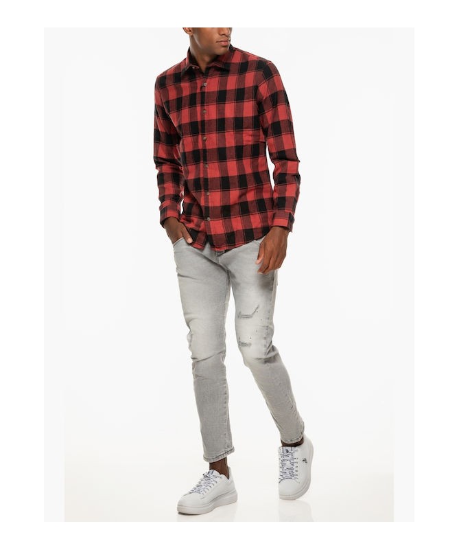 JACK & JONES ΠΟΥΚΑΜΙΣΟ ΚΑΡΟ ΑΝΔΡΙΚΟ - 4